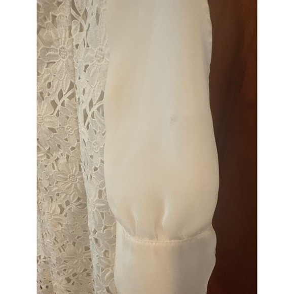 Jusglitty dress lace appliqué ivory 3/4‎ sleeve size 2 Japan - Picture 8 of 12